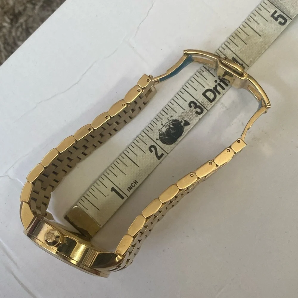 Tory Burch Watch Gold Tone Orange 37 Mm Style TRB1006